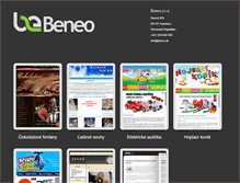 Tablet Screenshot of beneo.sk